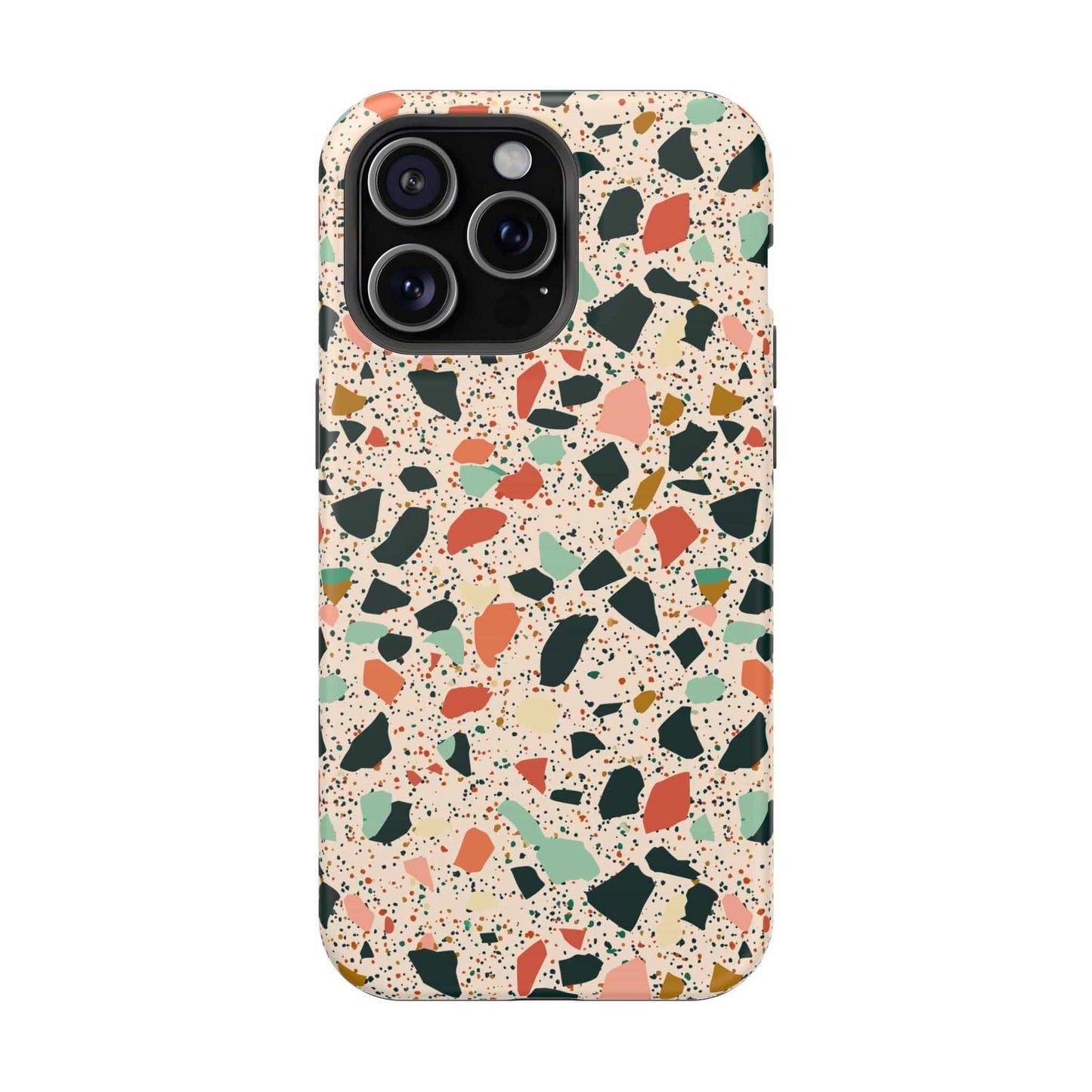 Phone Case iPhone 15 Pro Max Earthy Pop Terrazzo