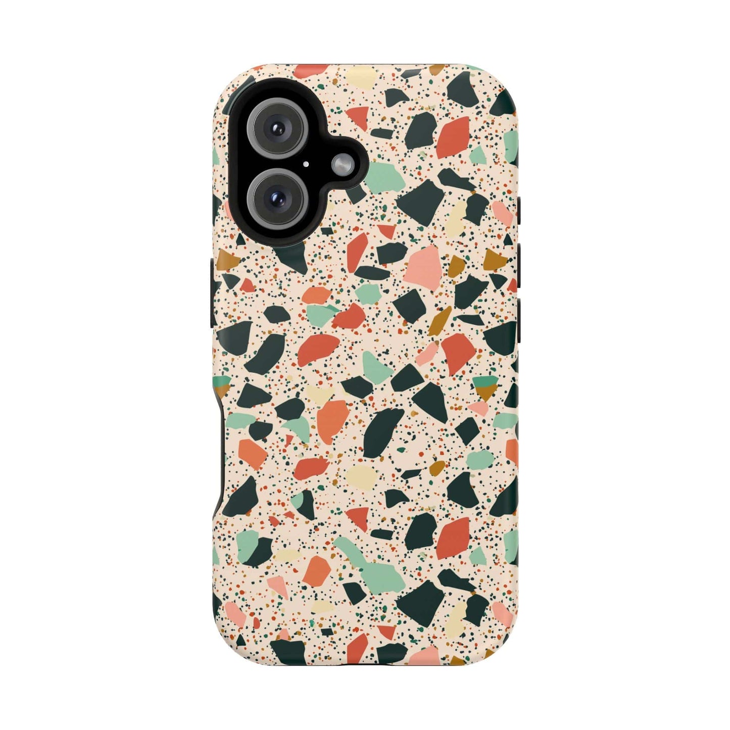 Phone Case iPhone 16 Earthy Pop Terrazzo