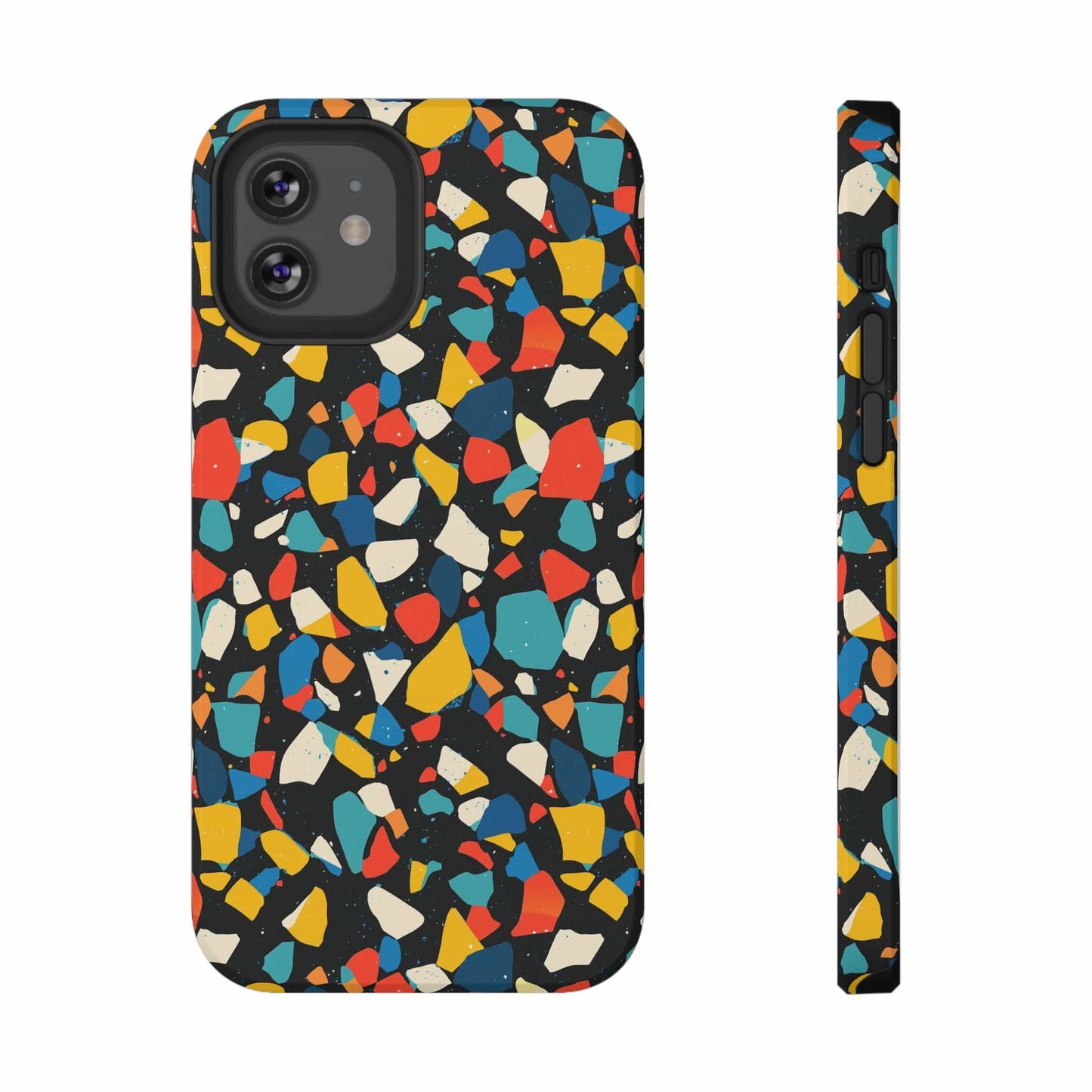 Phone Case iPhone 12 Mini Electric Terrazzo