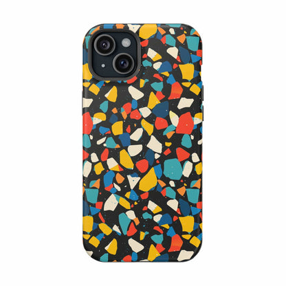 Phone Case iPhone 15 Plus Electric Terrazzo