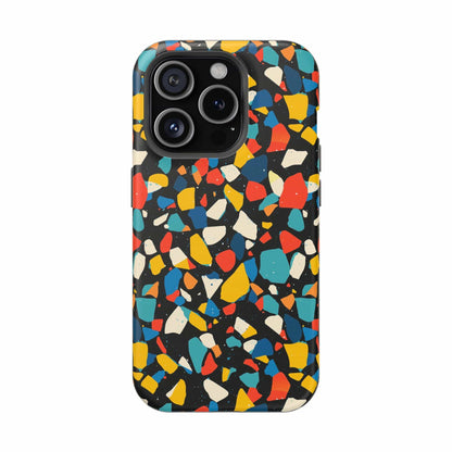 Phone Case iPhone 15 Pro Electric Terrazzo