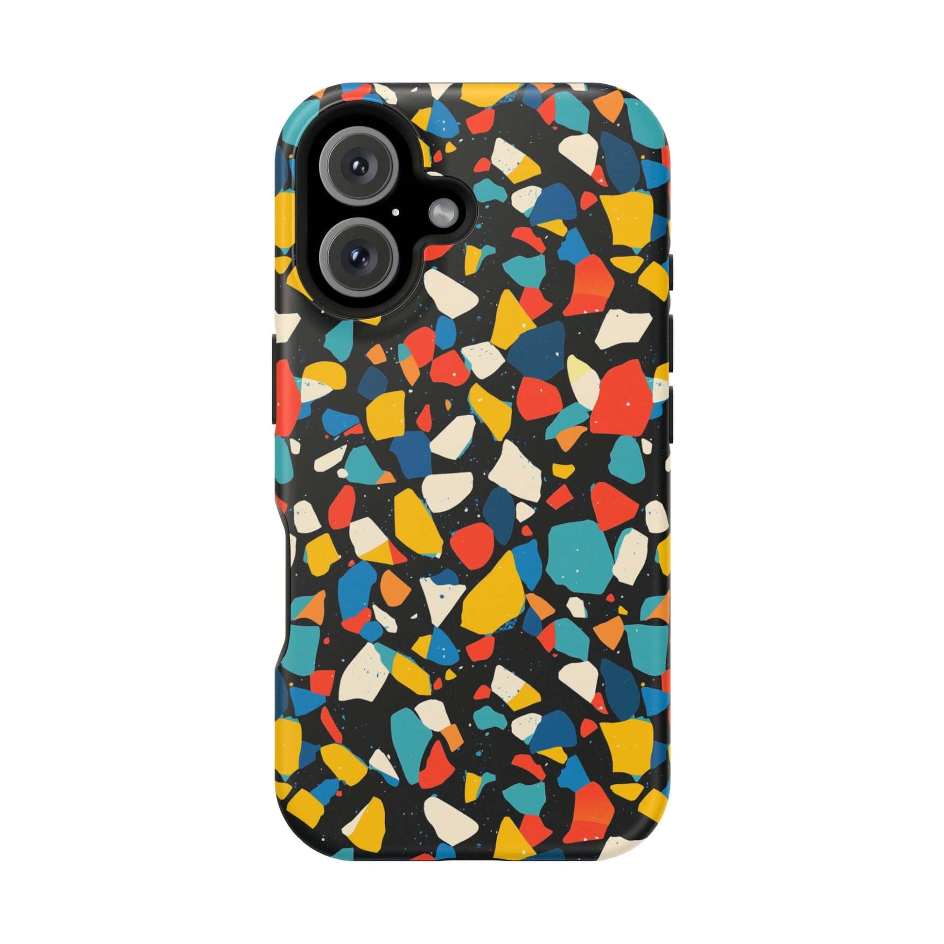 Phone Case iPhone 16 Electric Terrazzo