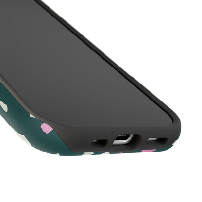 Phone Case Emerald Blush Terrazzo