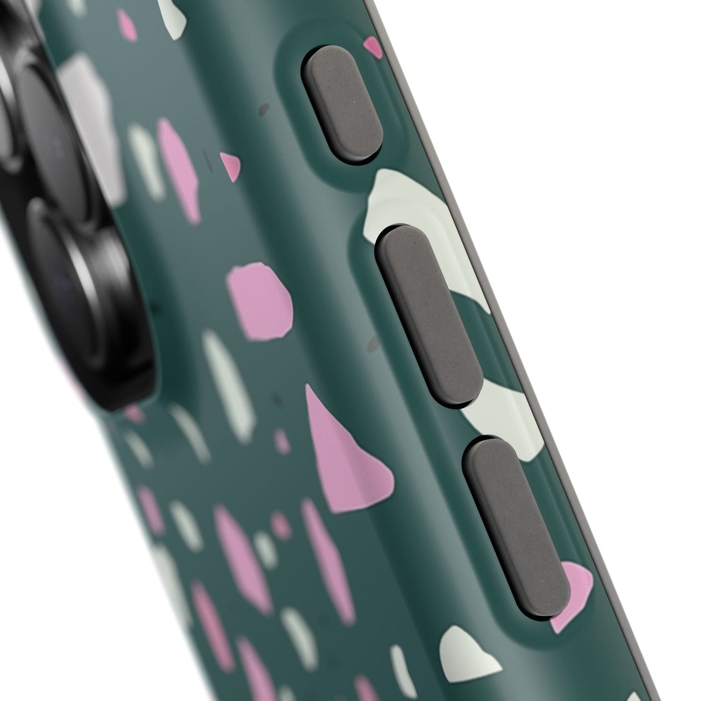 Phone Case Emerald Blush Terrazzo