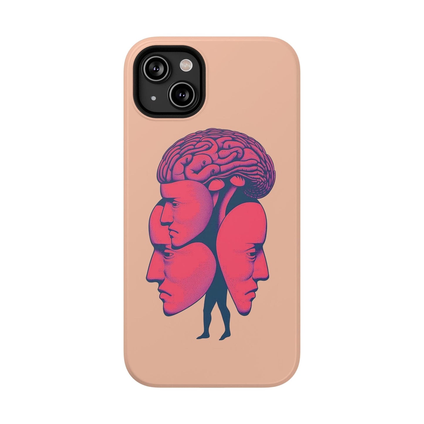 Phone Case iPhone 14 Plus Faces of Consciousness