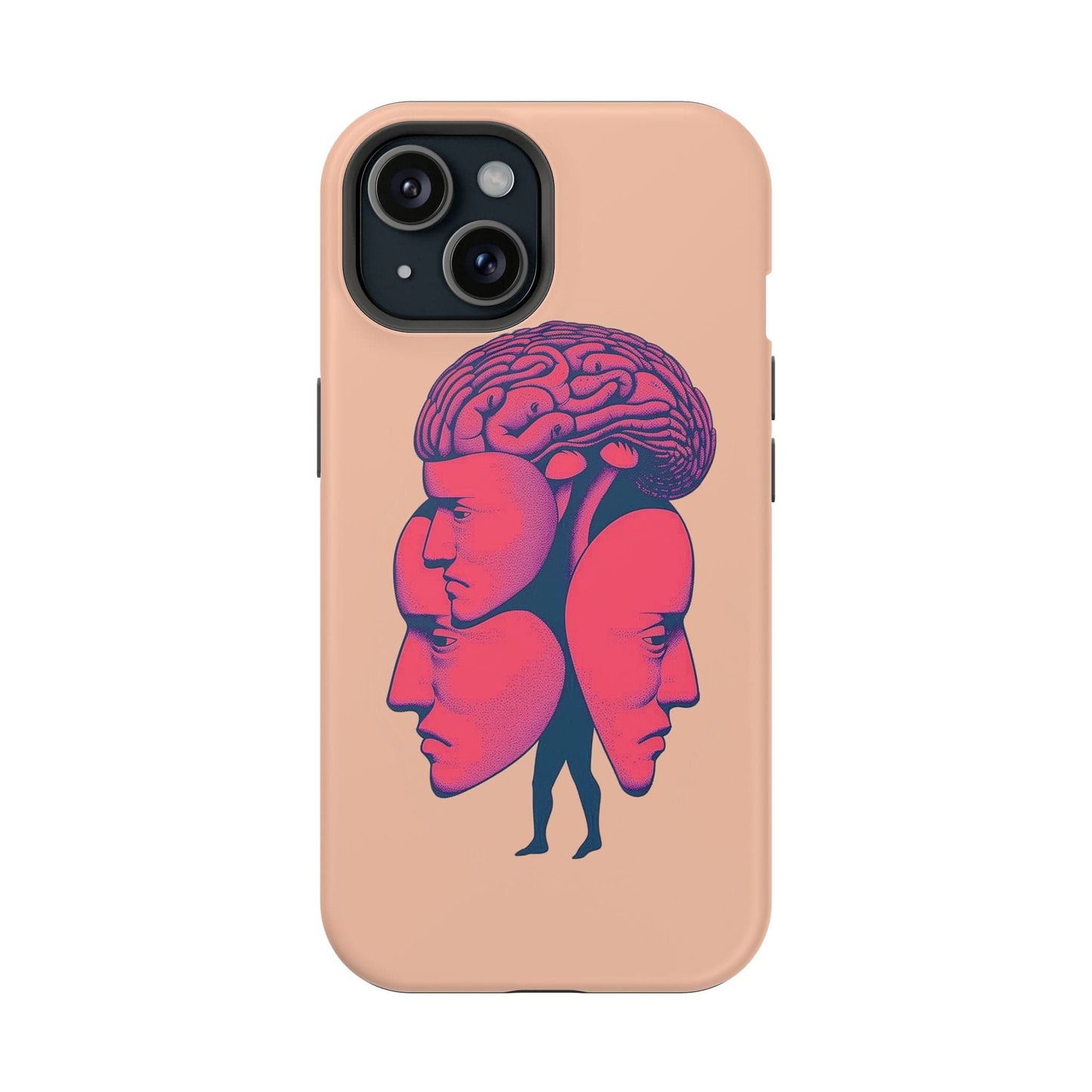 Phone Case iPhone 15 Faces of Consciousness