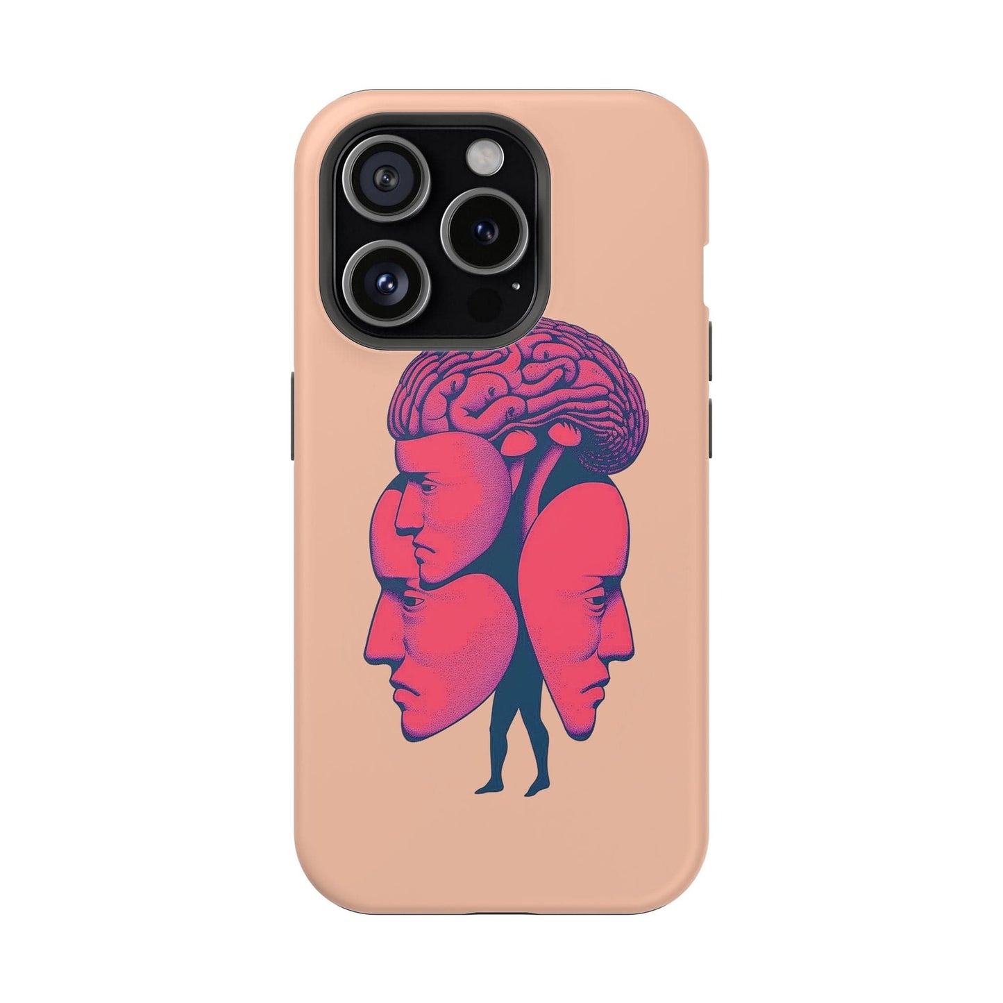 Phone Case iPhone 15 Pro Faces of Consciousness