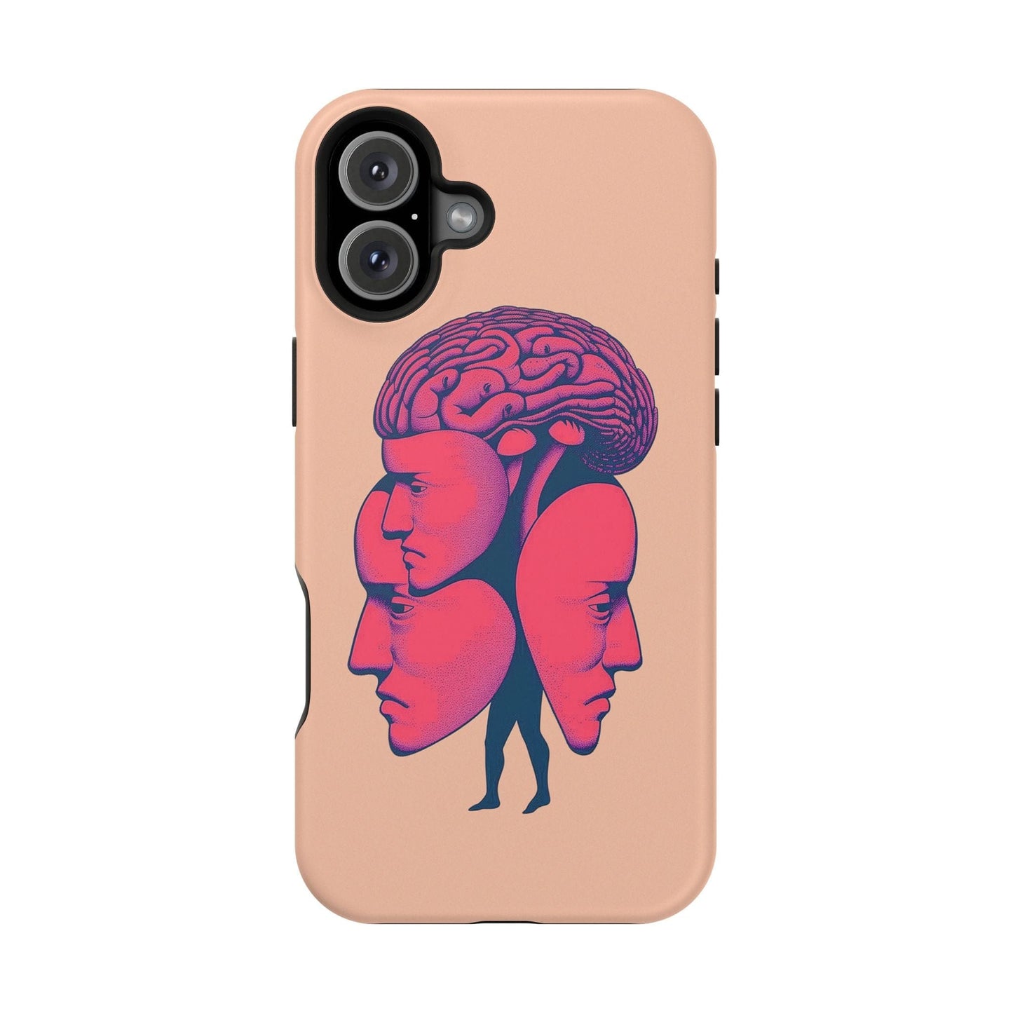 Phone Case iPhone 16 Plus Faces of Consciousness