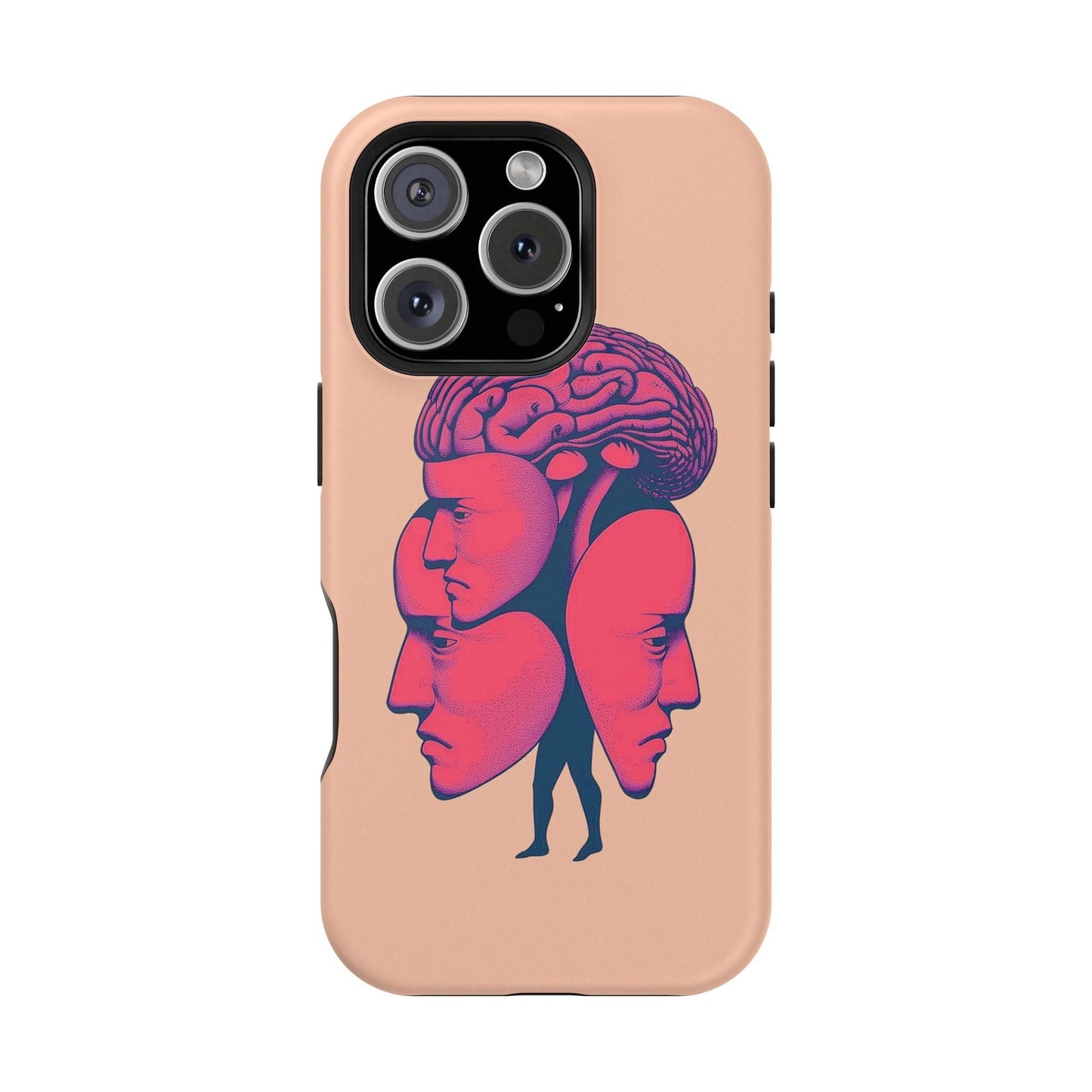 Phone Case iPhone 16 Pro Faces of Consciousness