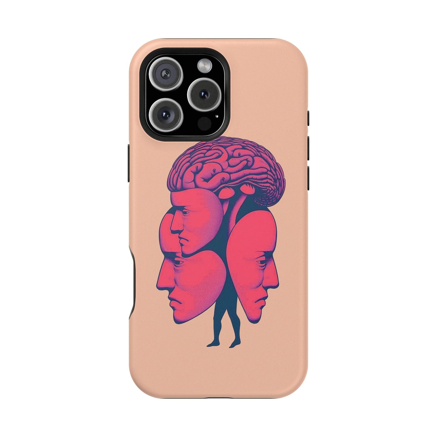 Phone Case iPhone 16 Pro Max Faces of Consciousness