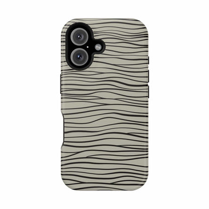 Phone Case iPhone 16 Flowing Lines