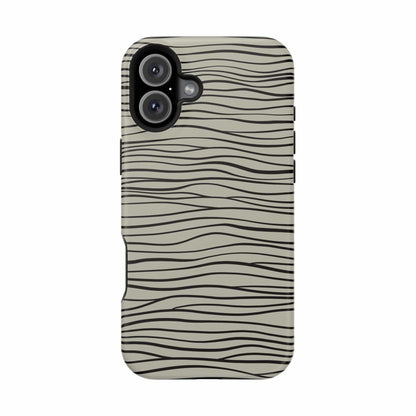 Phone Case iPhone 16 Plus Flowing Lines