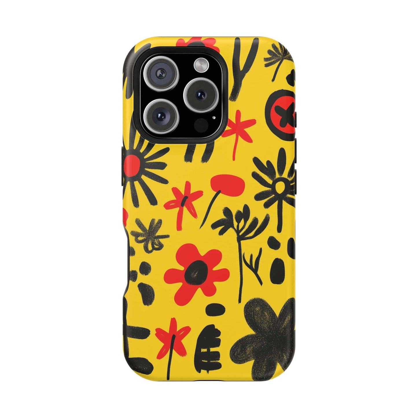 Phone Case iPhone 16 Pro Folk Florals