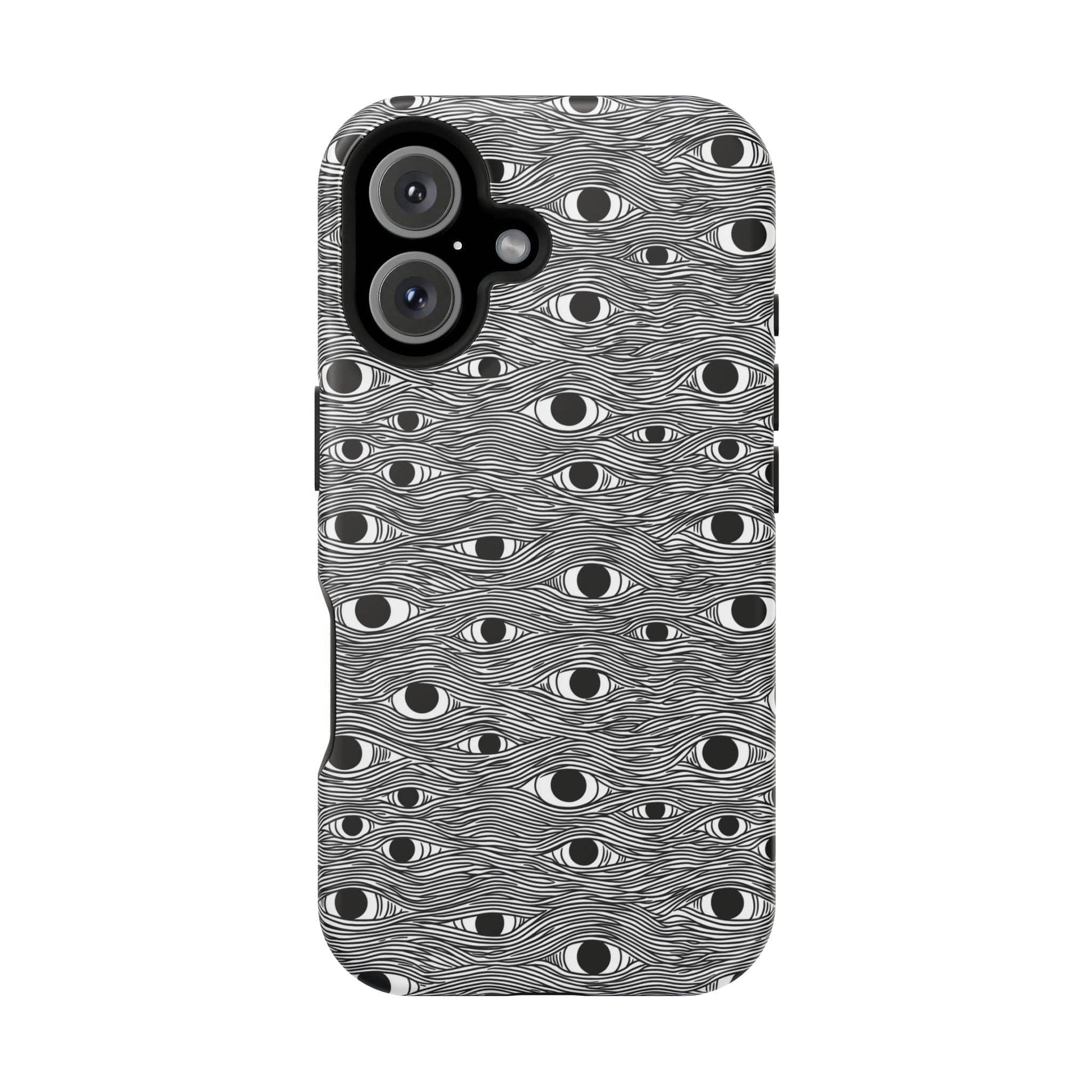 Phone Case iPhone 16 Gaze Waves