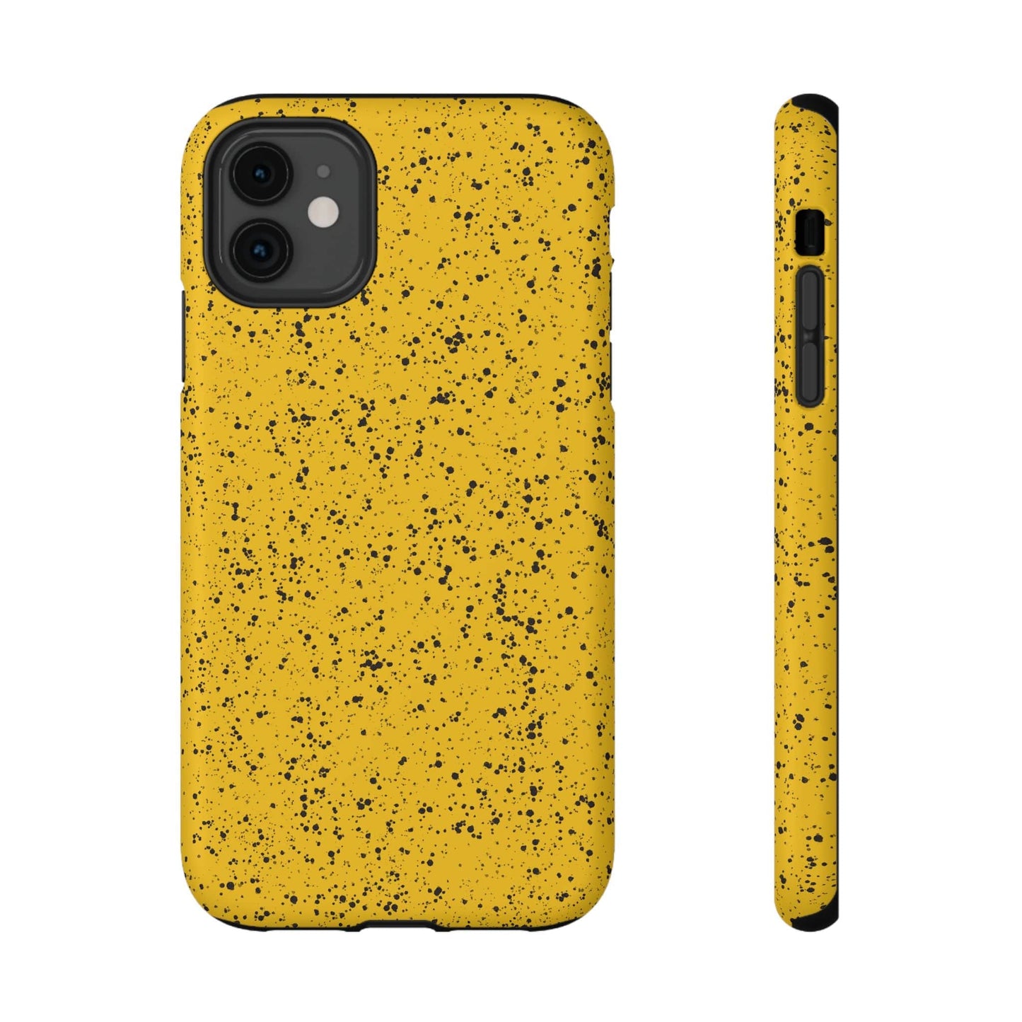 Phone Case iPhone 11 GoldenRod Speckle Spatter