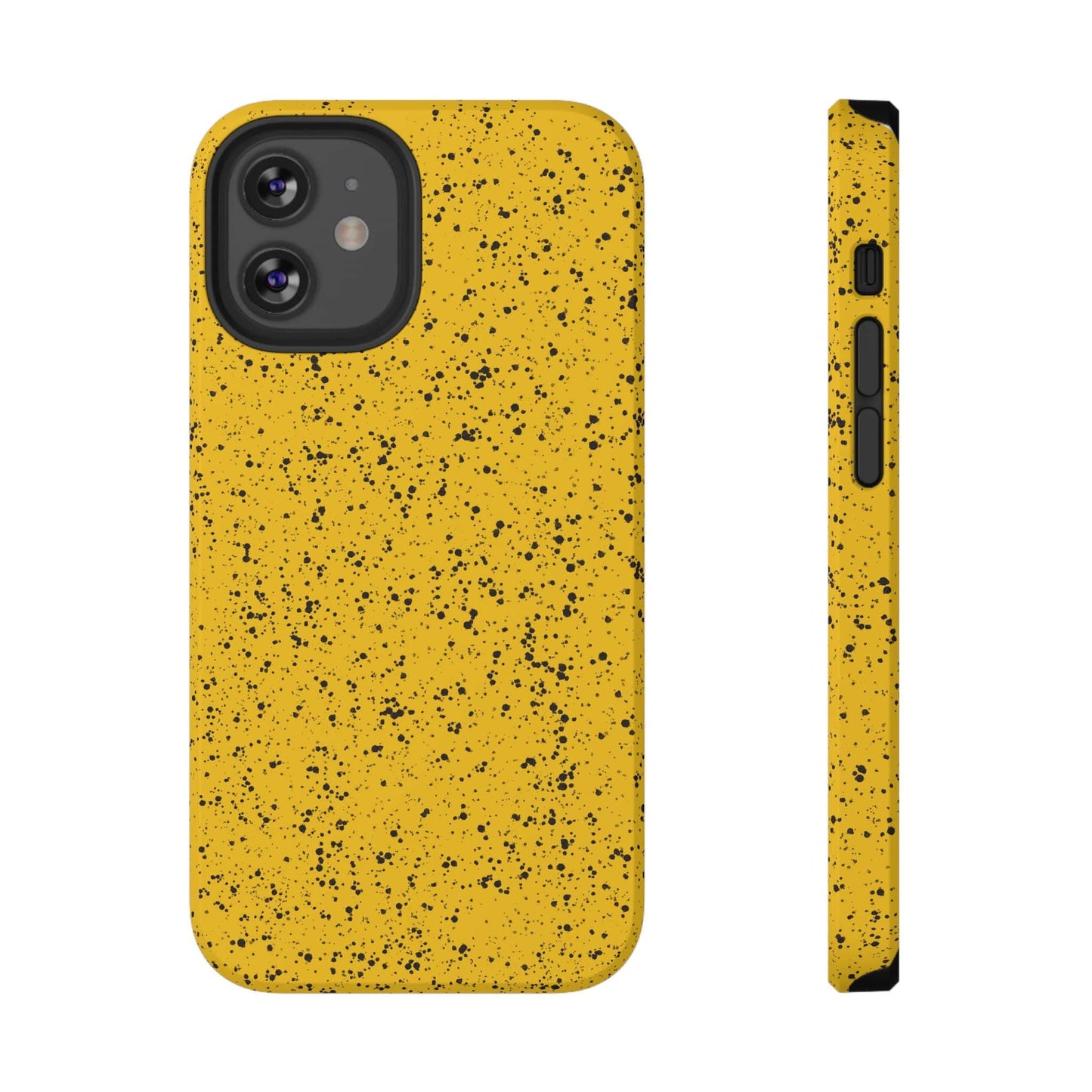 Phone Case iPhone 12 Pro GoldenRod Speckle Spatter