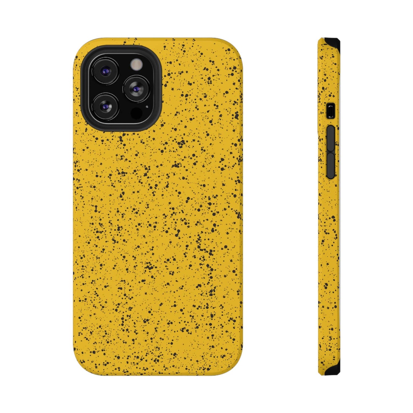 Phone Case iPhone 12 Pro Max GoldenRod Speckle Spatter