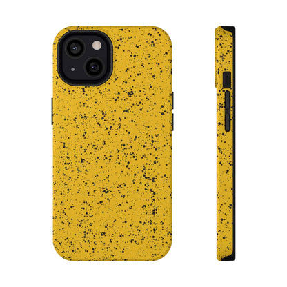 Phone Case iPhone 13 GoldenRod Speckle Spatter