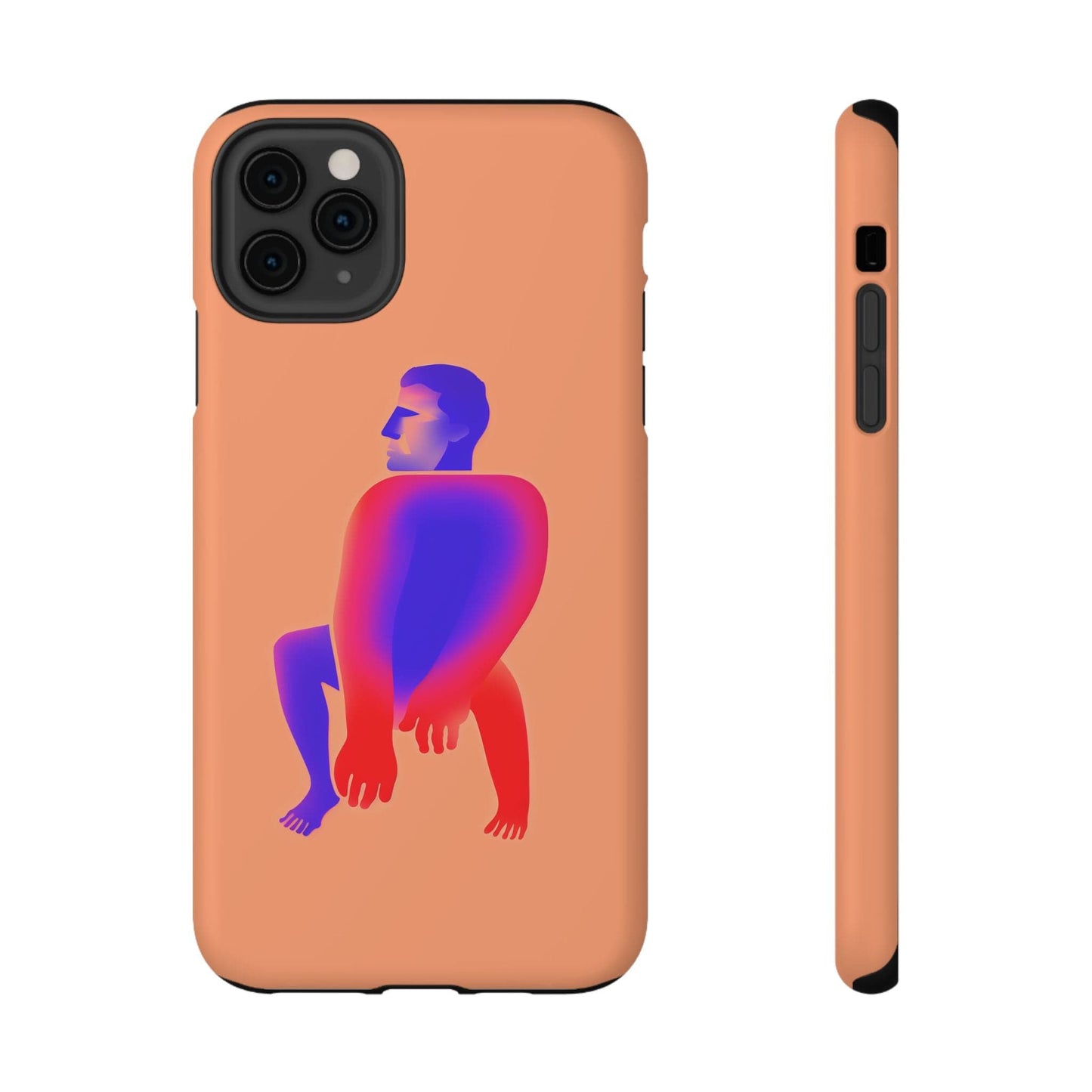 Phone Case iPhone 11 Pro Max Gradient Figure