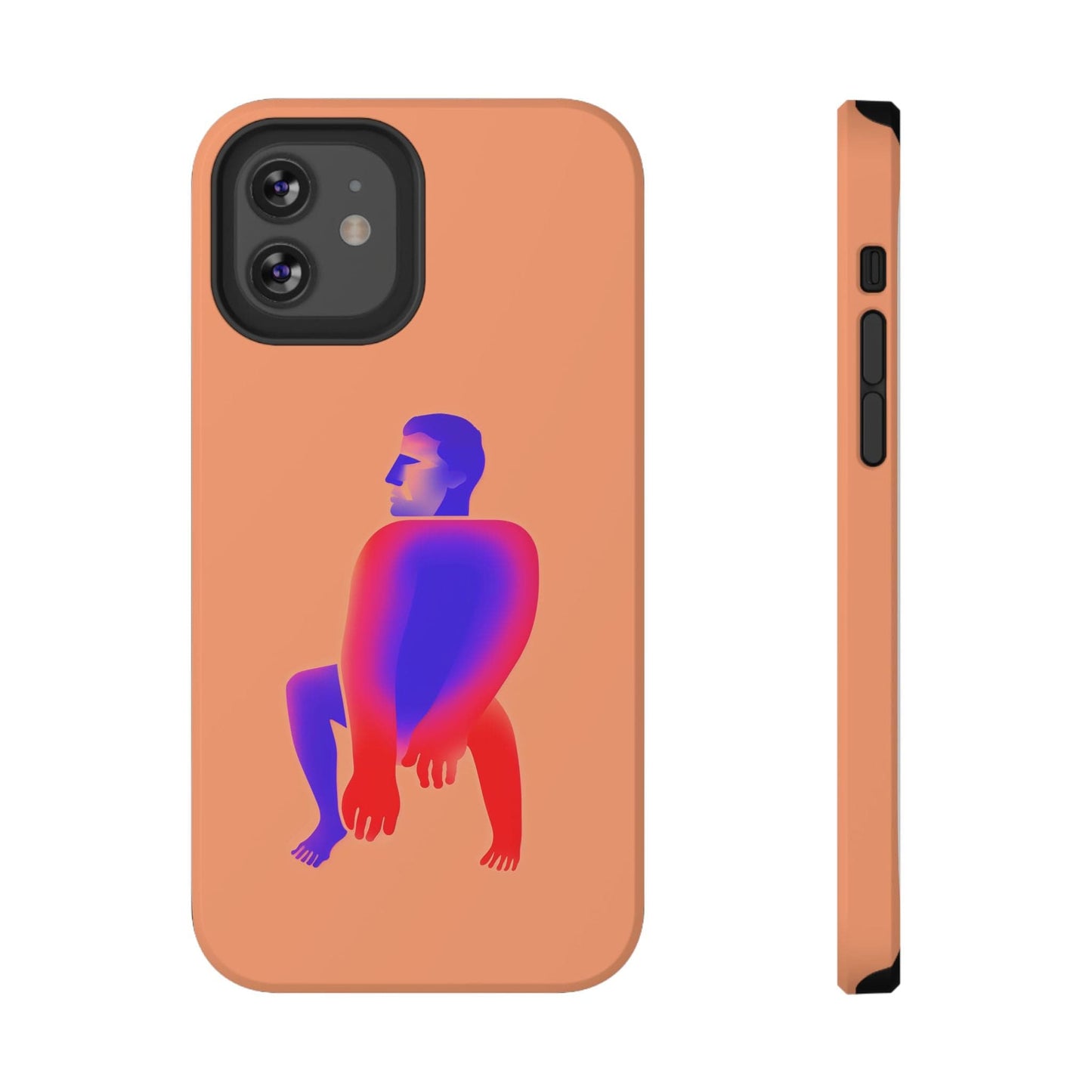 Phone Case iPhone 12 Mini Gradient Figure