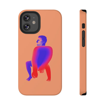 Phone Case iPhone 12 Pro Gradient Figure