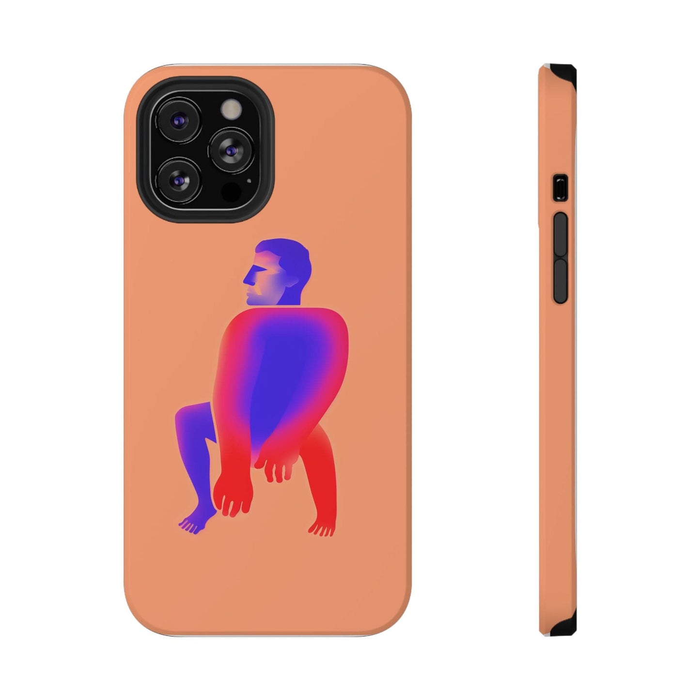 Phone Case iPhone 12 Pro Max Gradient Figure