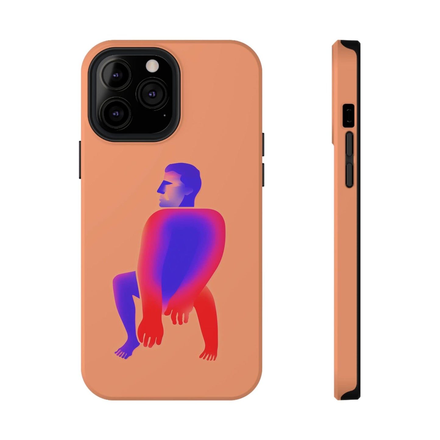 Phone Case iPhone 13 Pro Max Gradient Figure