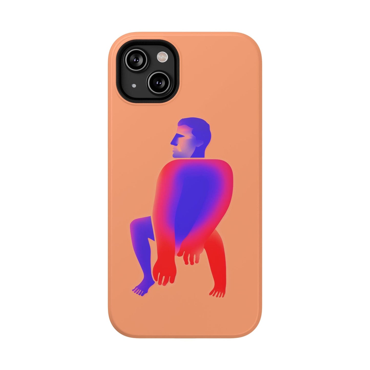 Phone Case iPhone 14 Plus Gradient Figure