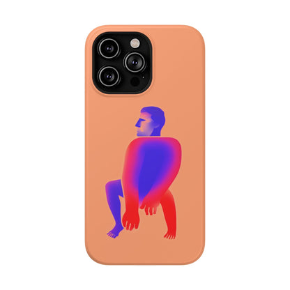 Phone Case iPhone 14 Pro Max Gradient Figure