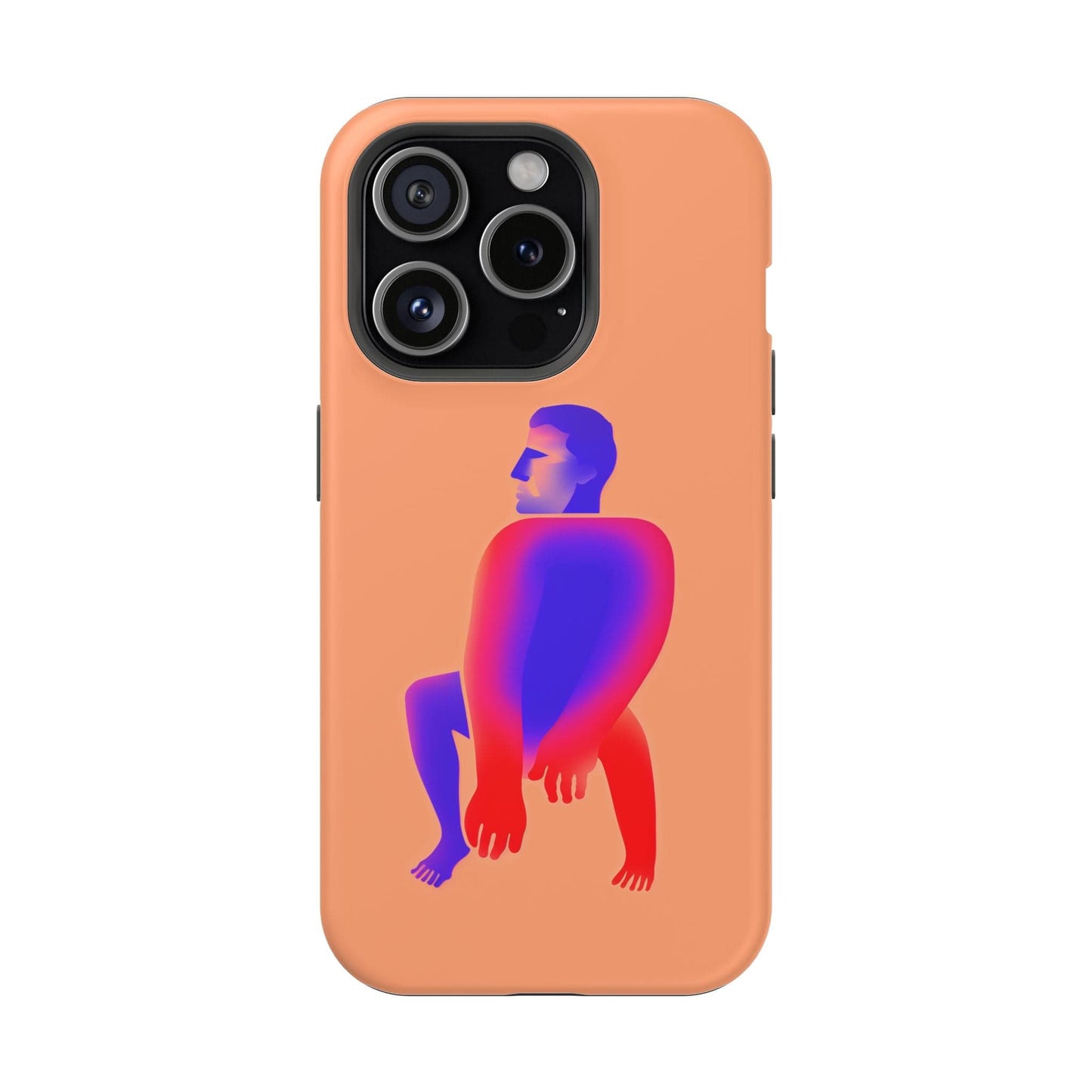 Phone Case iPhone 15 Pro Gradient Figure