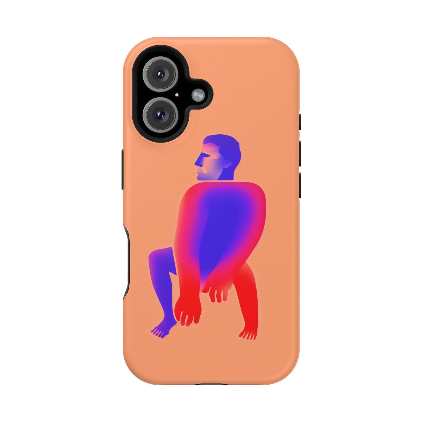 Phone Case iPhone 16 Gradient Figure