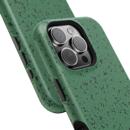 Phone Case Green Speckle Spatter