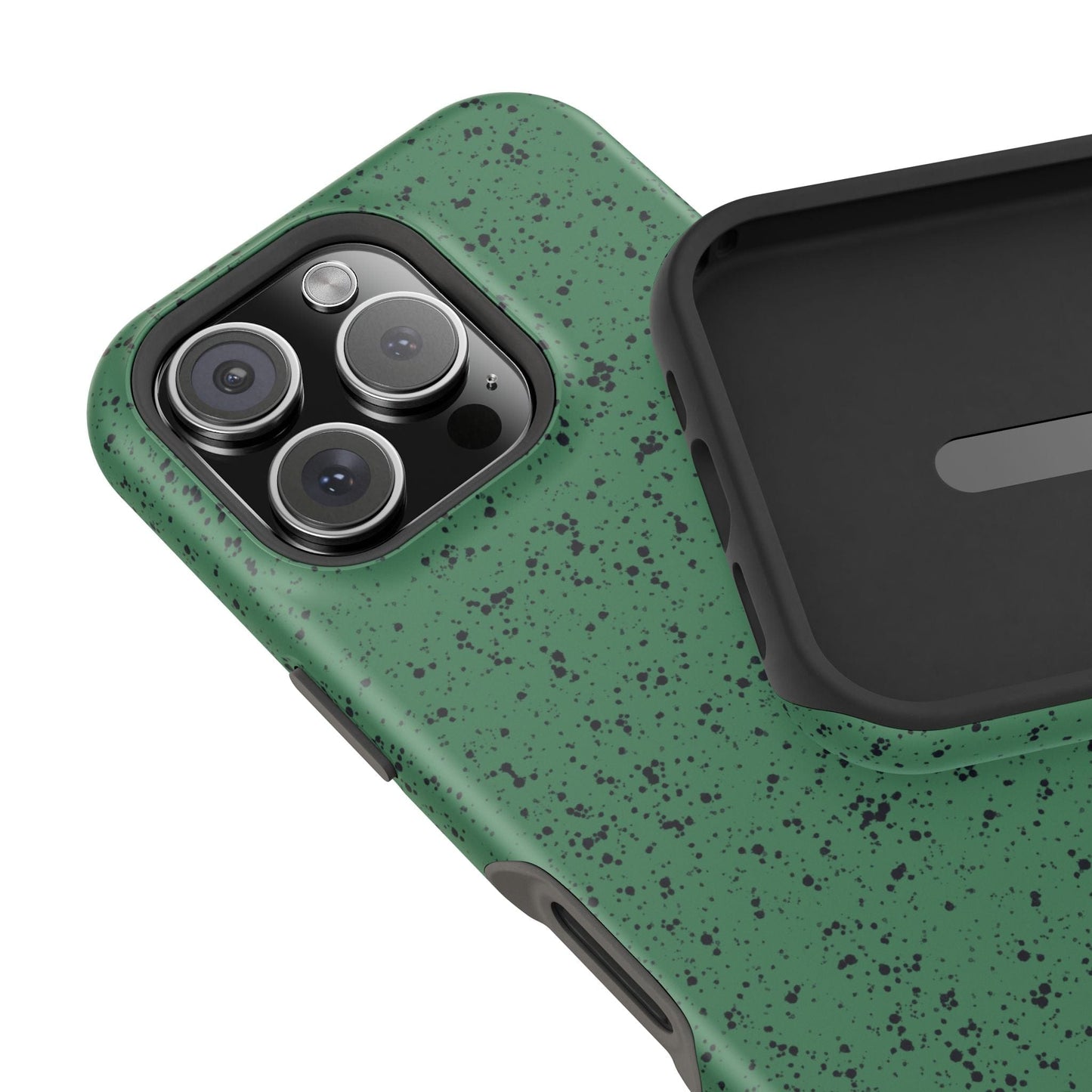 Phone Case Green Speckle Spatter