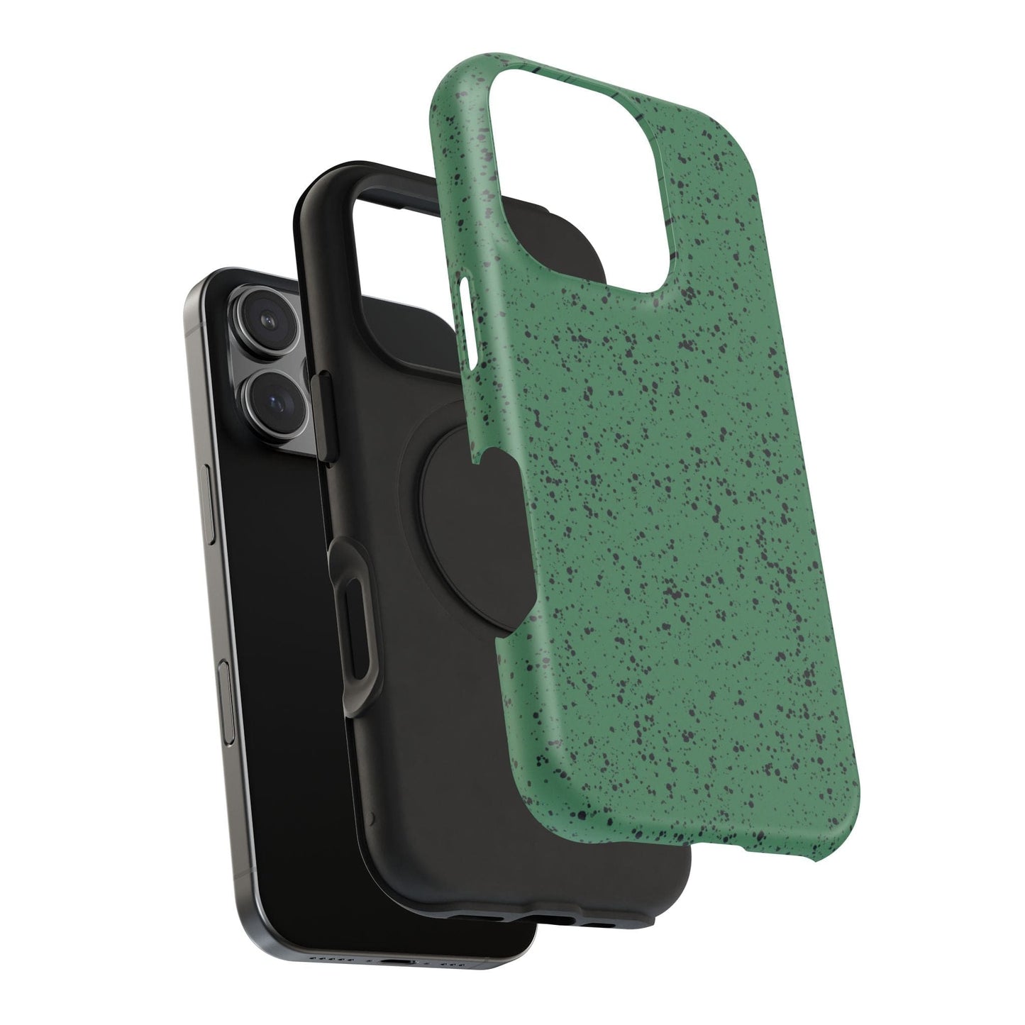 Phone Case Green Speckle Spatter