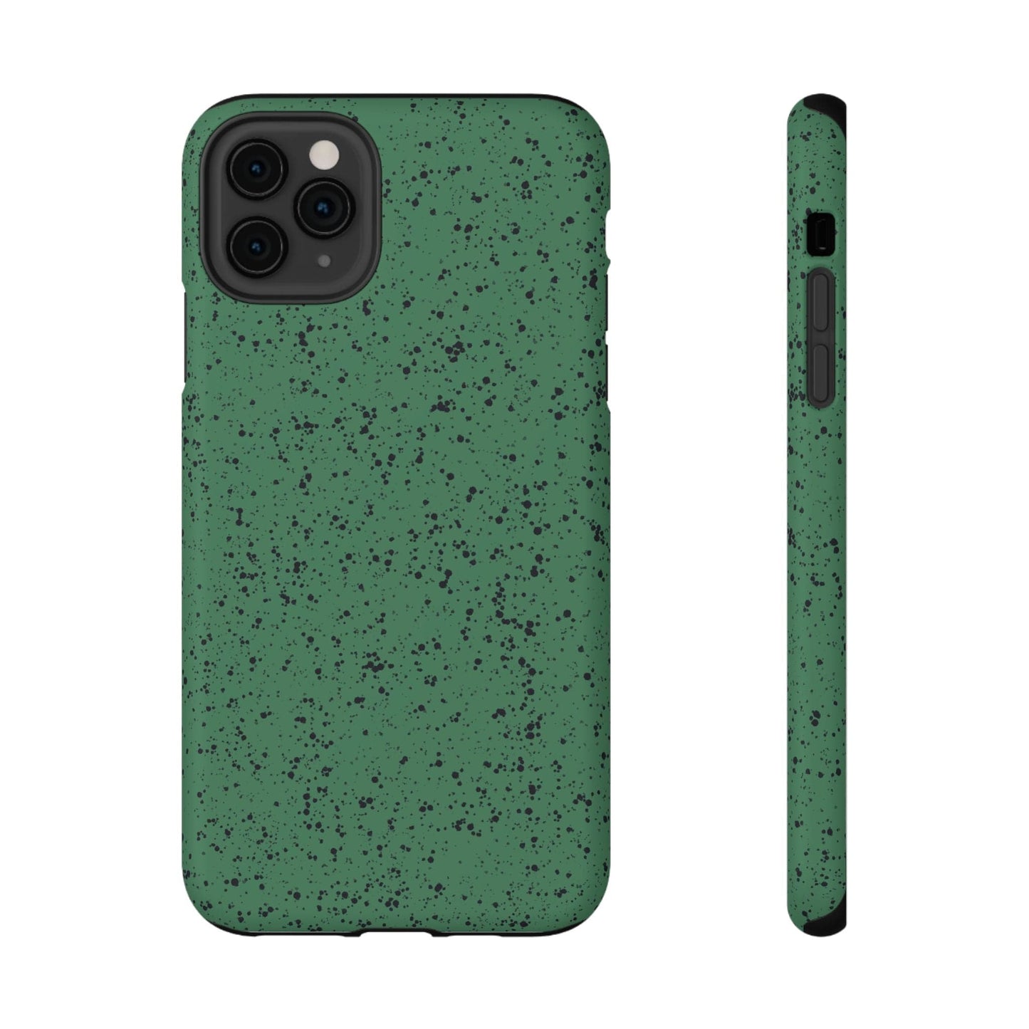 Phone Case iPhone 11 Pro Max Green Speckle Spatter