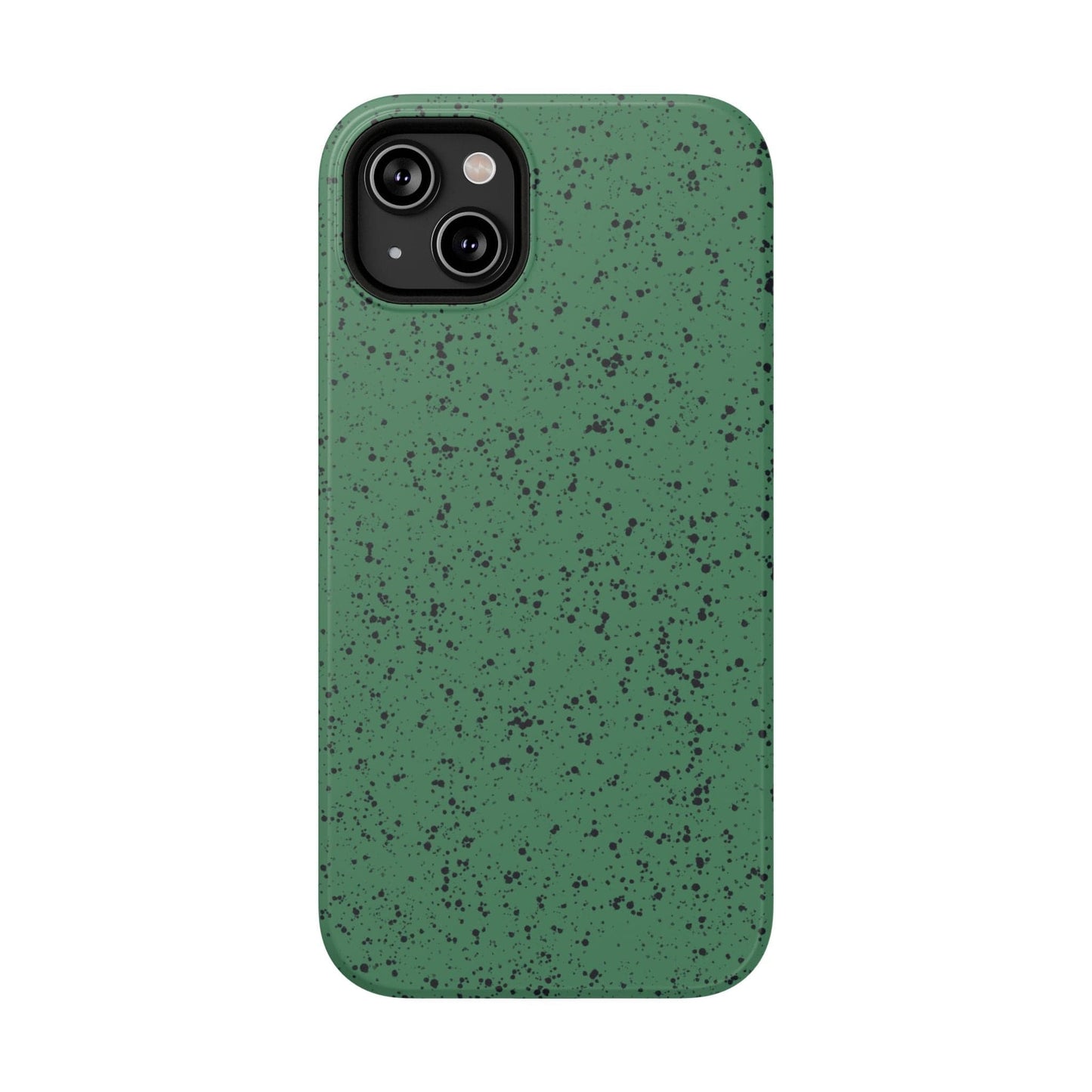 Phone Case iPhone 14 Plus Green Speckle Spatter