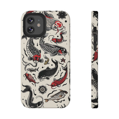 Phone Case iPhone 12 Koi Motion