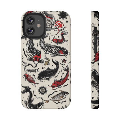 Phone Case iPhone 12 Pro Koi Motion