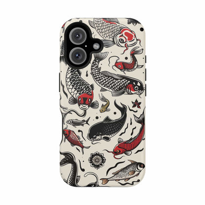 Phone Case iPhone 16 Koi Motion