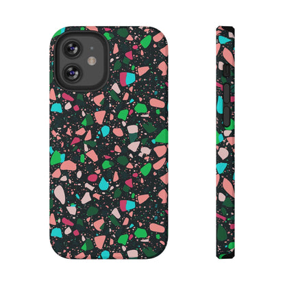 Phone Case iPhone 12 Pro Midnight Terrazzo