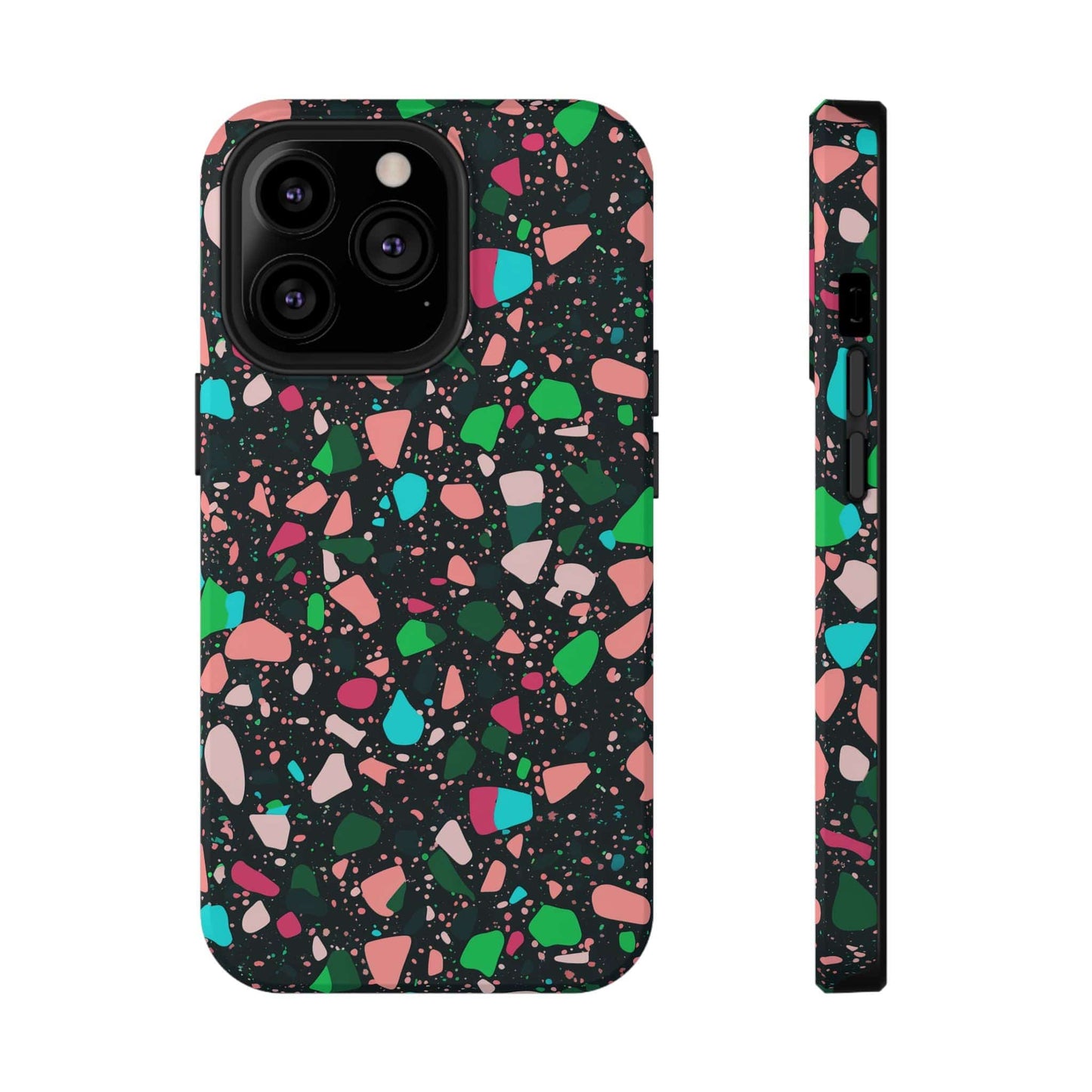 Phone Case iPhone 13 Pro Midnight Terrazzo