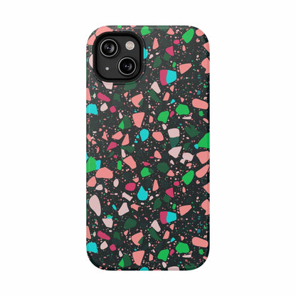 Phone Case iPhone 14 Plus Midnight Terrazzo