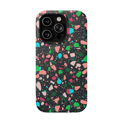 Phone Case iPhone 14 Pro Midnight Terrazzo