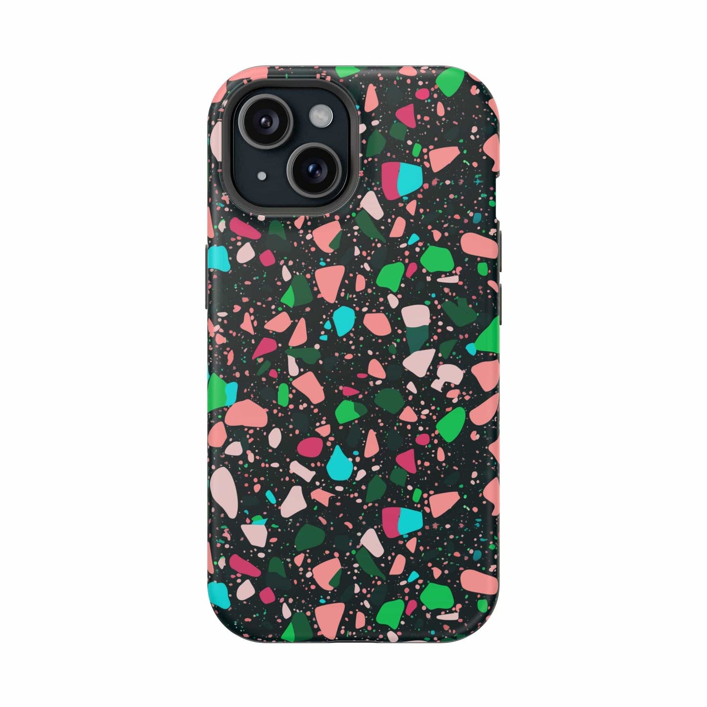 Phone Case iPhone 15 Midnight Terrazzo