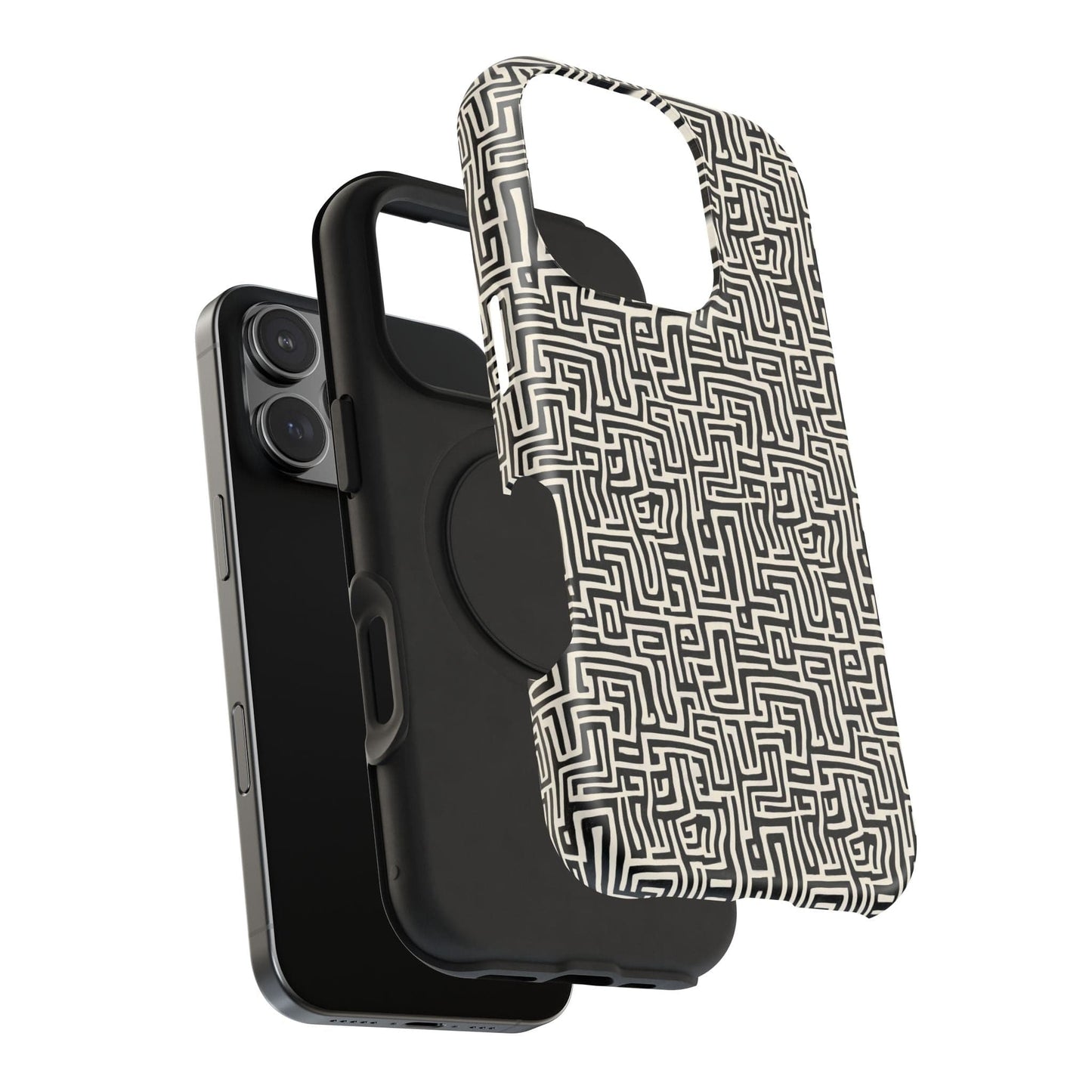 Phone Case Monochrome Labyrinth