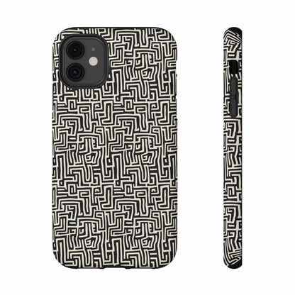 Phone Case iPhone 11 Monochrome Labyrinth