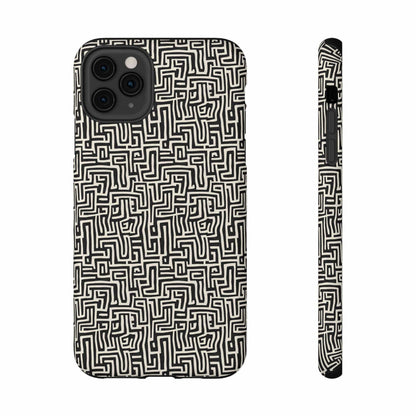 Phone Case iPhone 11 Pro Max Monochrome Labyrinth