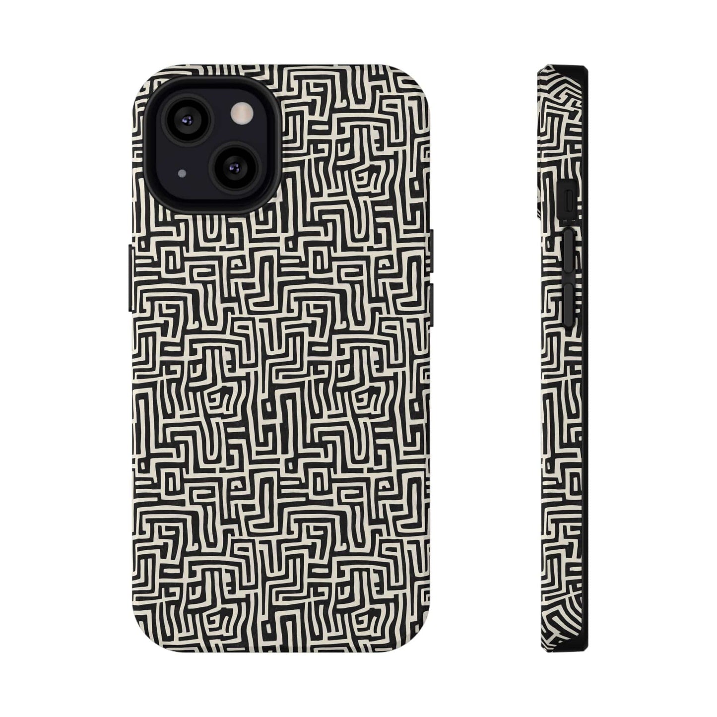 Phone Case iPhone 13 Monochrome Labyrinth