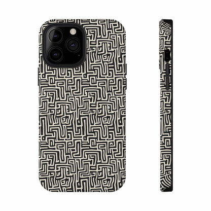 Phone Case iPhone 13 Pro Max Monochrome Labyrinth