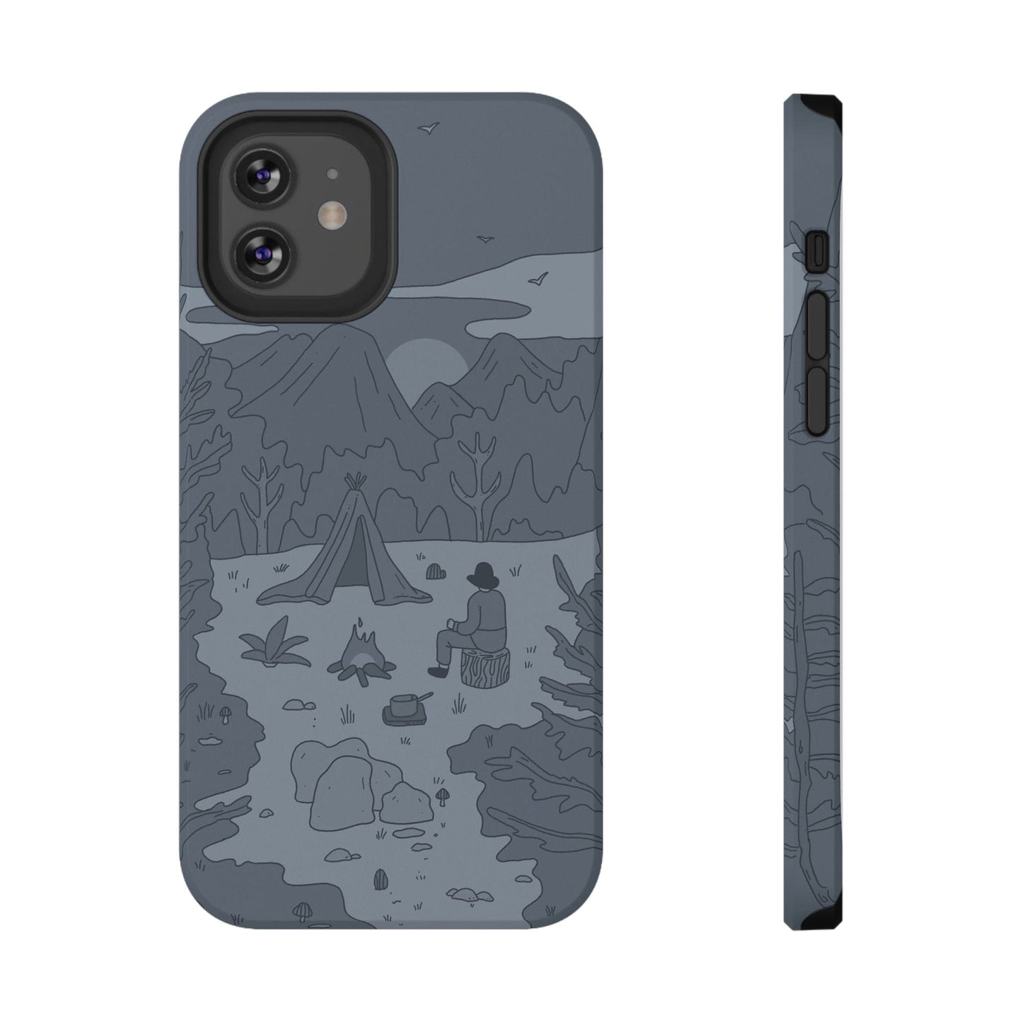 Phone Case iPhone 12 Mountain Campfire